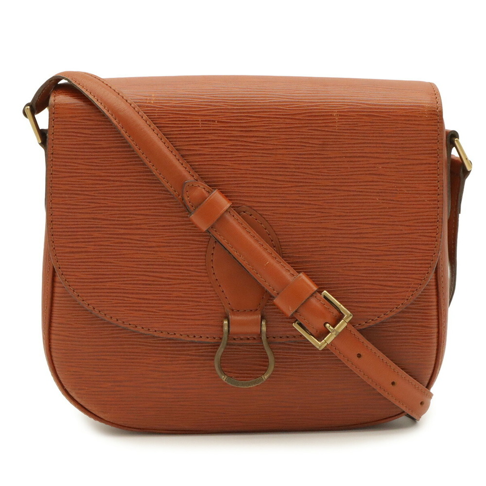 LOUIS VUITTON Louis Vuitton Epi Saint Cloud Shoulder Bag Leather Kenya Brown ...